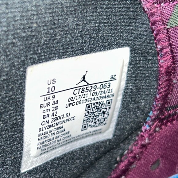 Air Jordan 6 Retro “Bordeaux” - Men’s Size 10 - Suede/Gray Burgundy - Picture 9 of 9